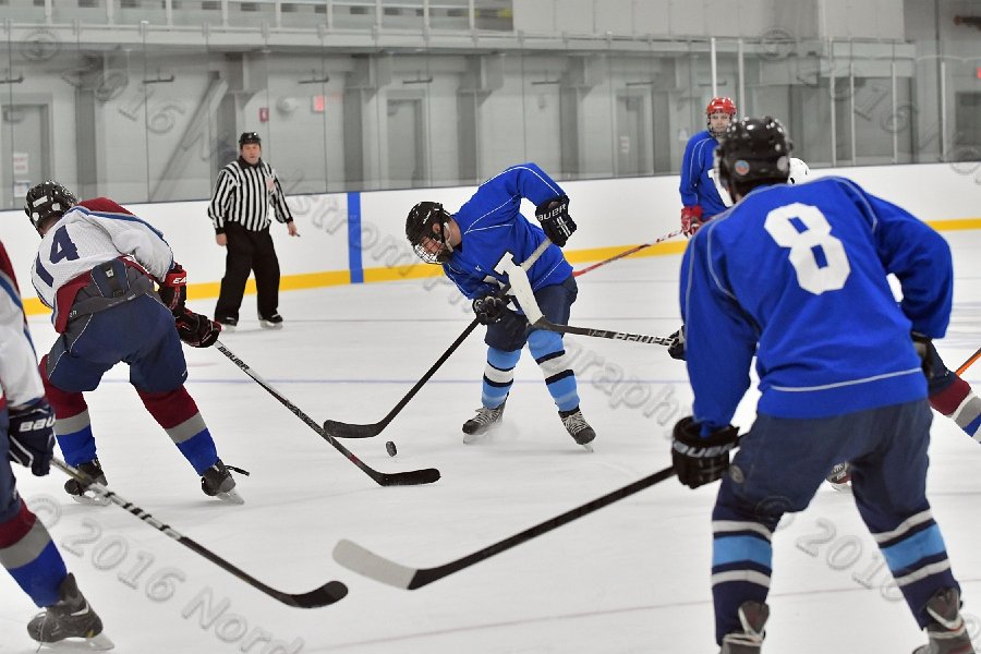 Wheaton College Men\'s Ice Hockey vs Middlesex Community College. - Photo By: KEITH NORDSTROM